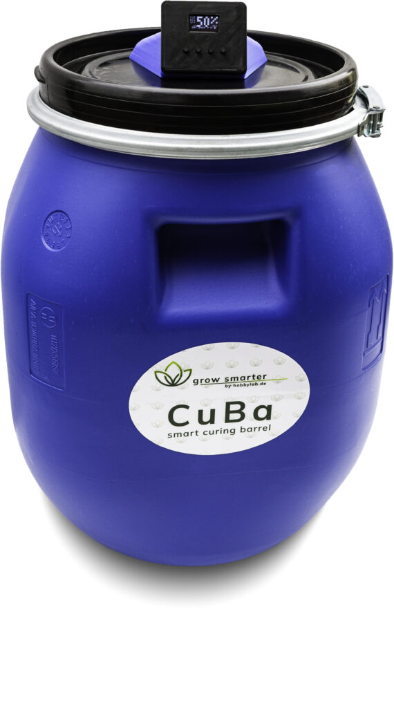 Das CuBa, Curing Barrel, kann automatisch trocknen und curen!